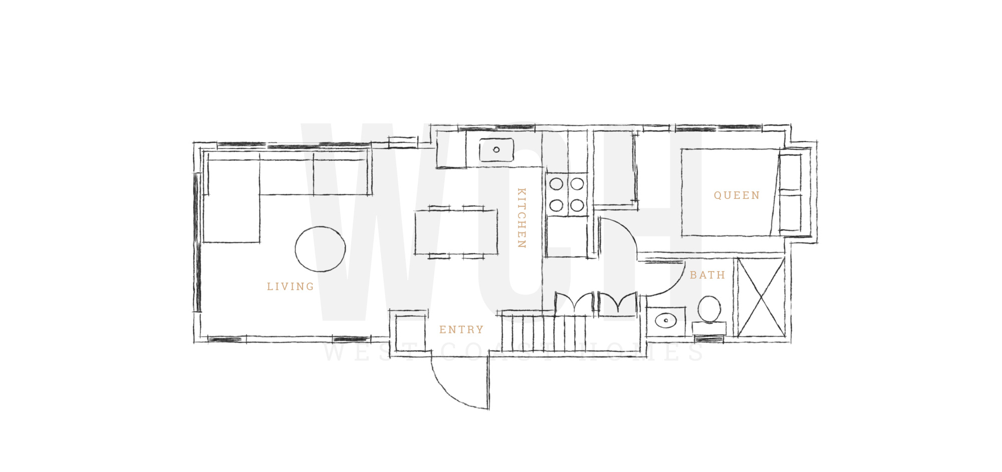 Salish Park Model Main Floor Plan