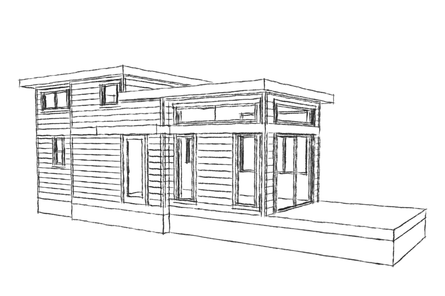 Salish Park Model Exterior Sketch