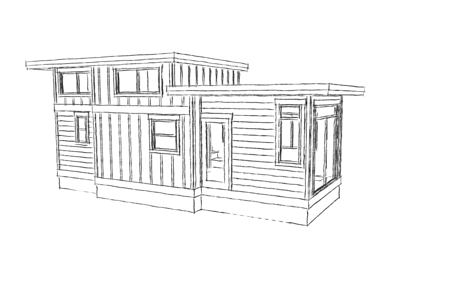 Bellevue Tiny Home Exterior without deck