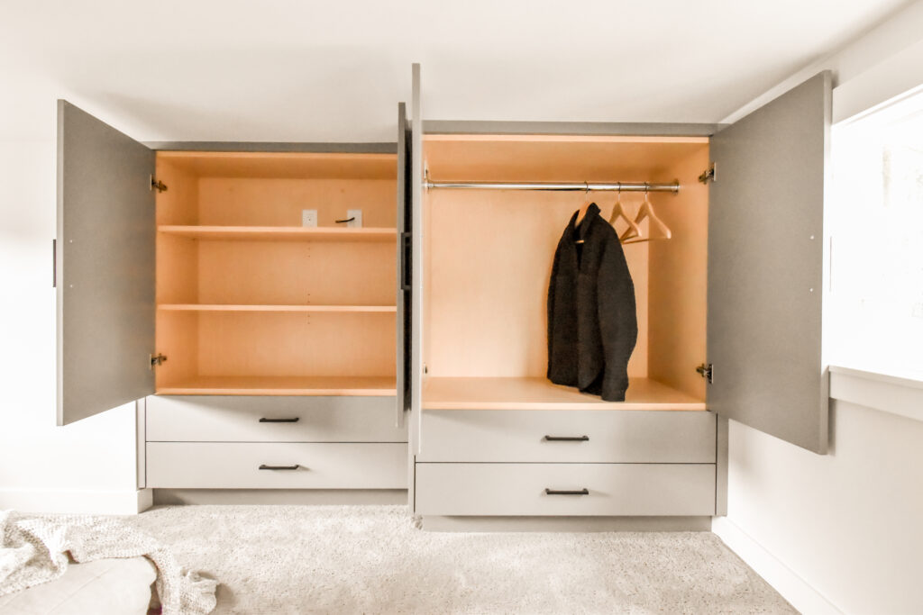 tiny home loft storage