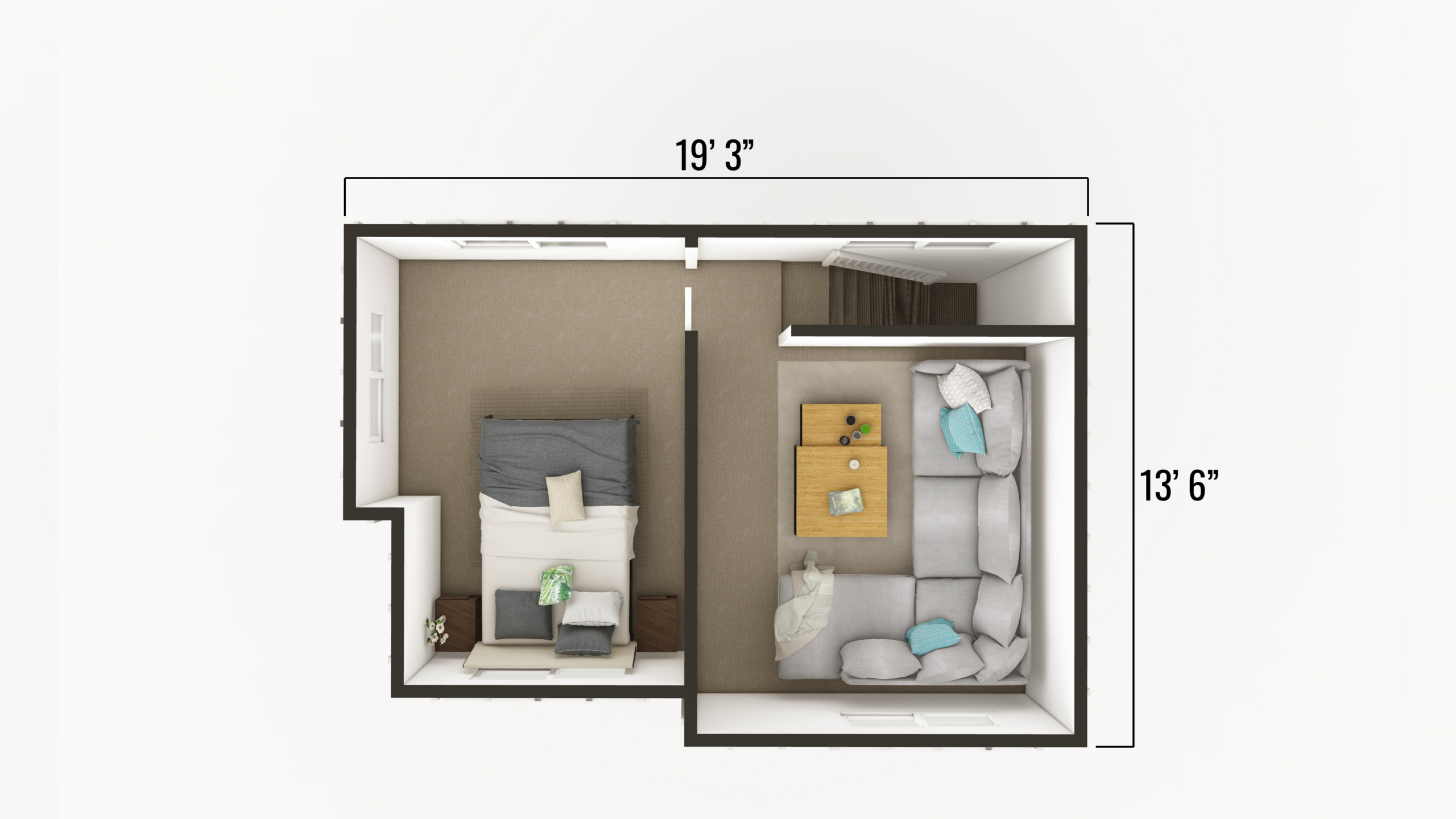 The Bellevue Park Model Loft
