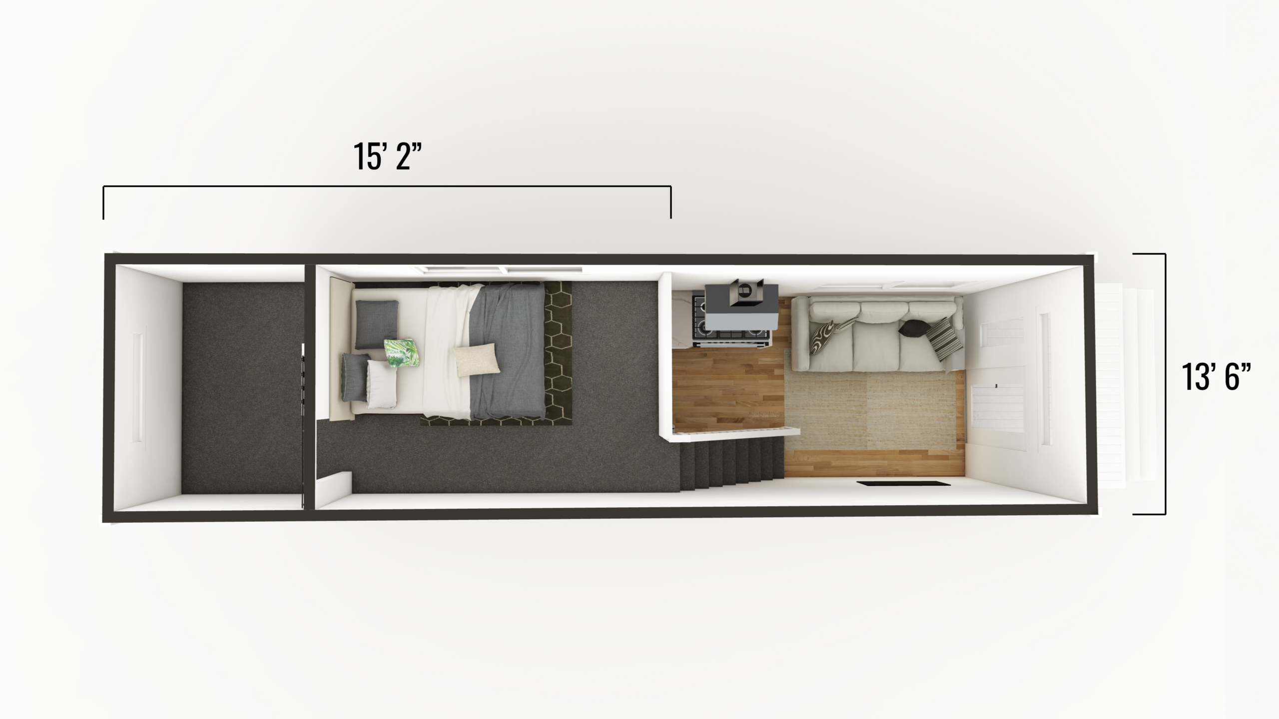 The Cascade Tiny Home Loft